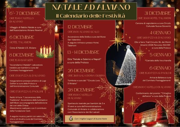  Programme of Natale ad Alviano 2025 